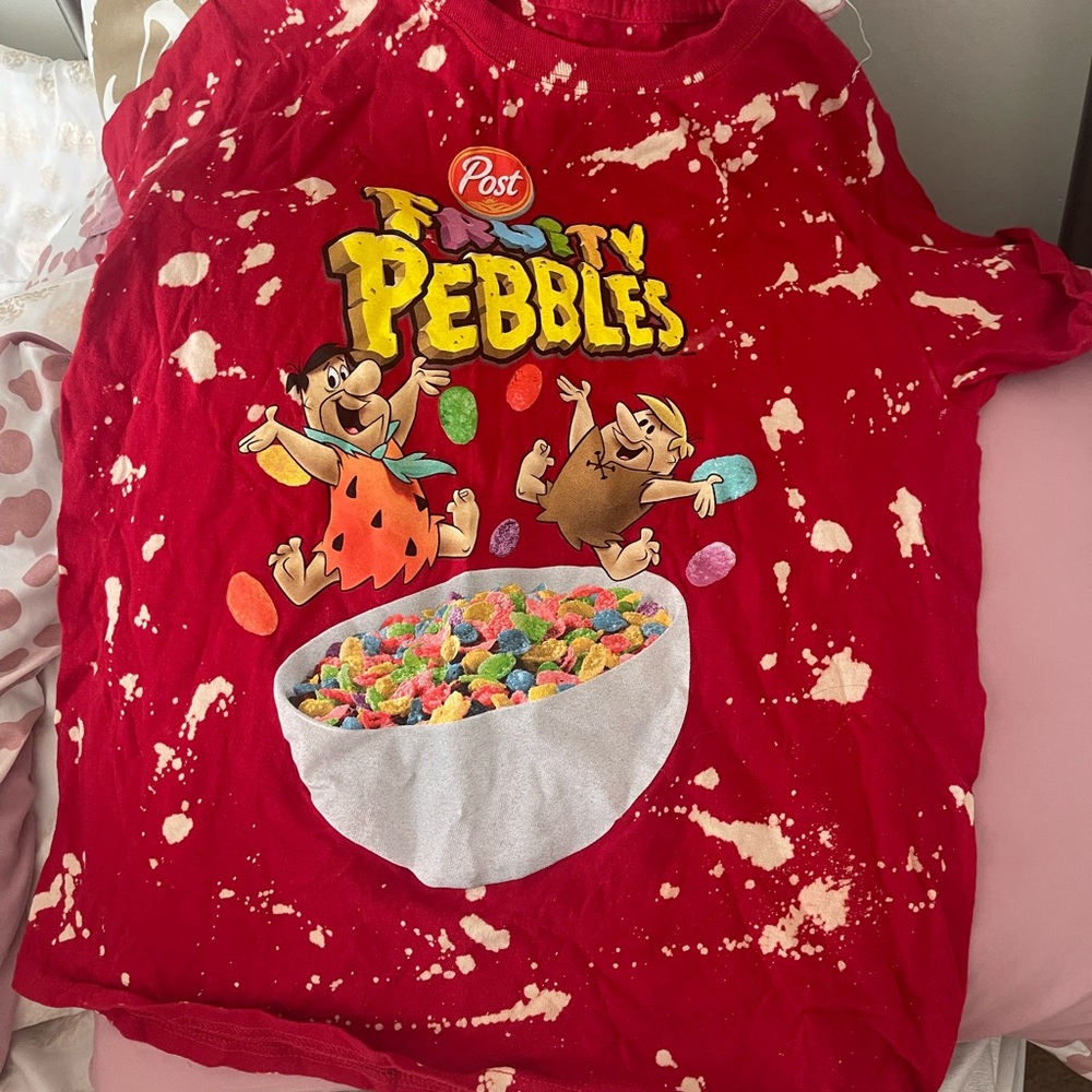 Fruity pebble’s shirt only wore once